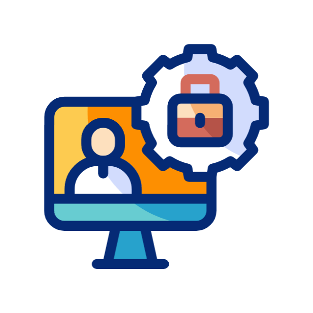 Secure account icon